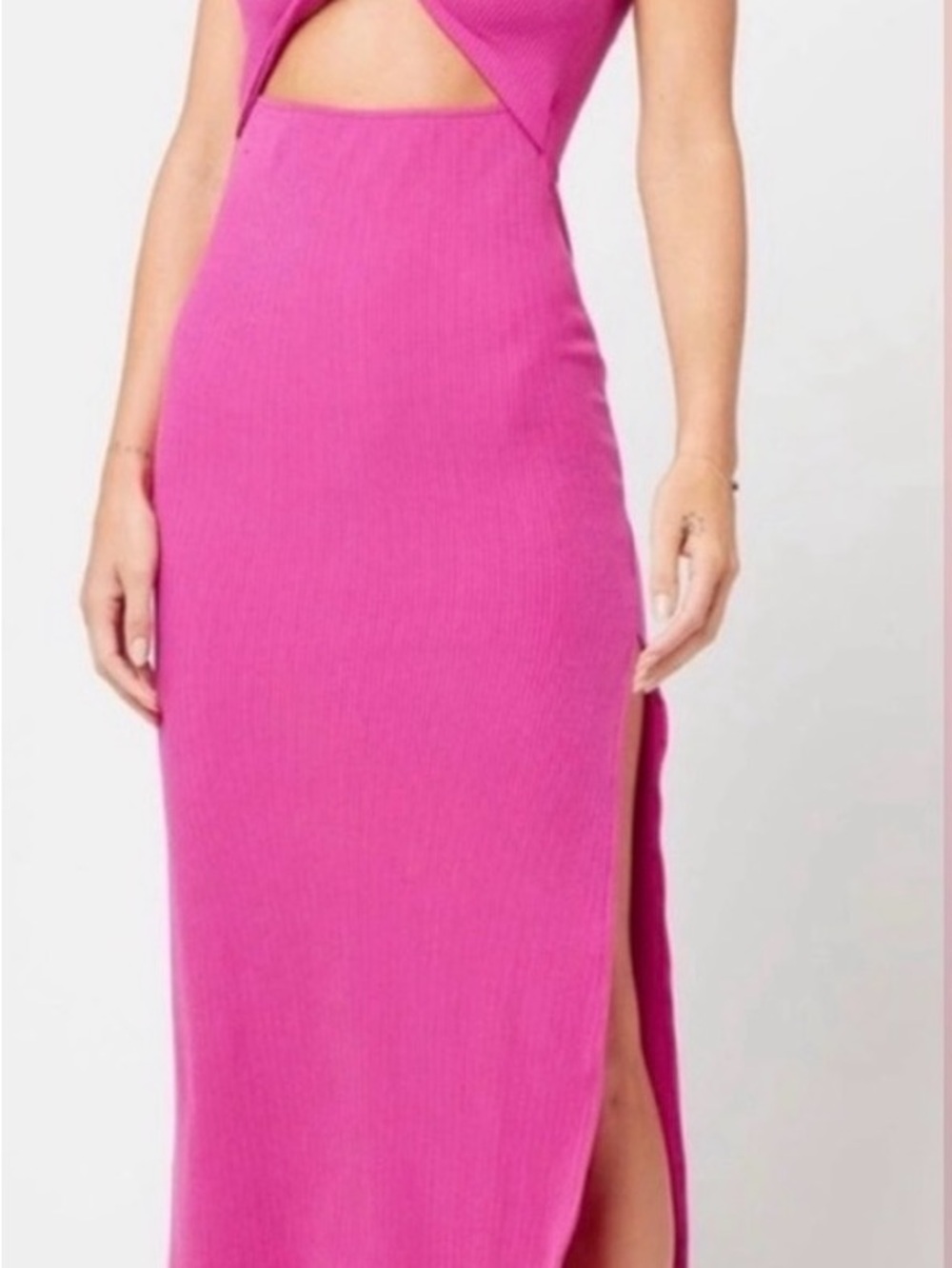 l*space Nico Midi Dress in Bougainevillea Pink - Picture 4 of 14